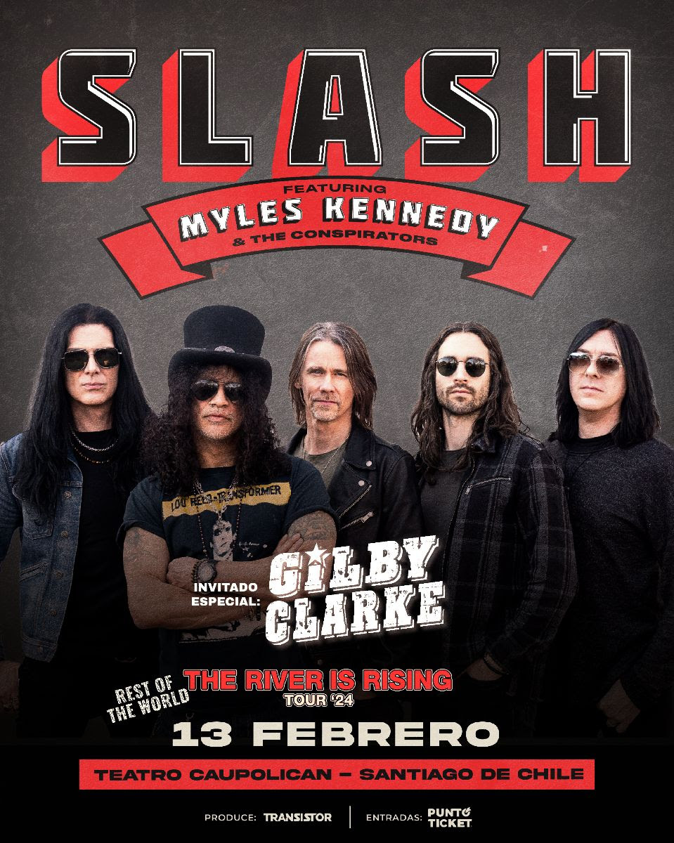 Concurso cerrado: Slash vuelve a Chile con Myles Kennedy & The Conspirators